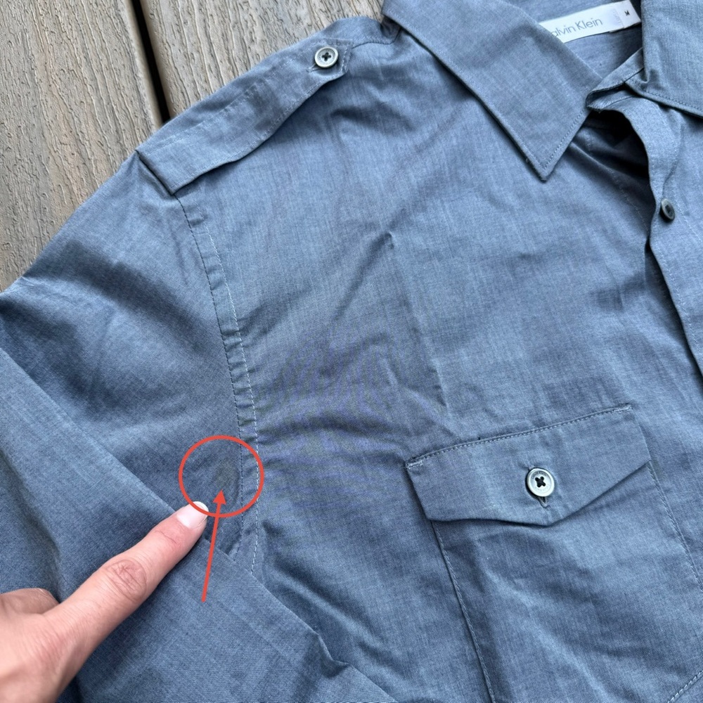Calvin Klein Button-Up - Picture 2 of 5
